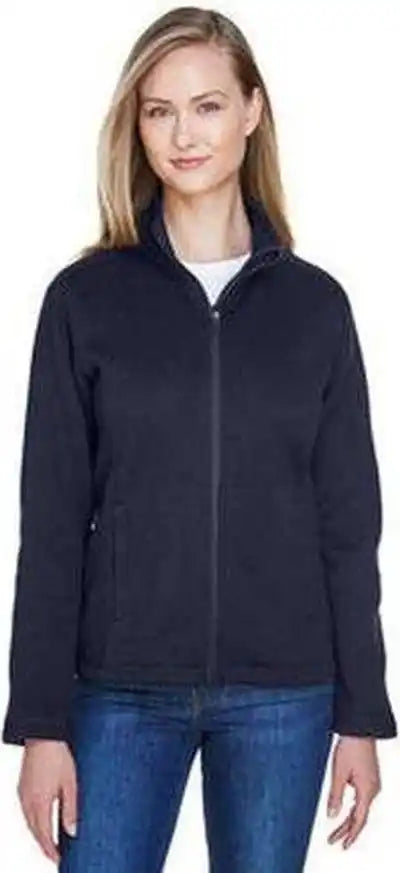 Devon & Jones Dg793w Ladies’ Bristol Full Zip Sweater Fleece Jacket Navy