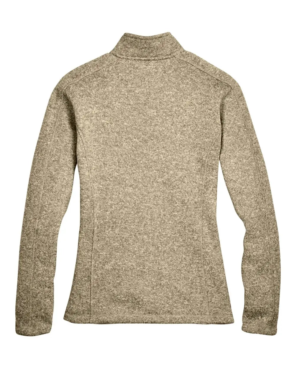 Devon & Jones Dg793w Women's Bristol Full-zip Sweater Fleece Jacket - Khaki Heather