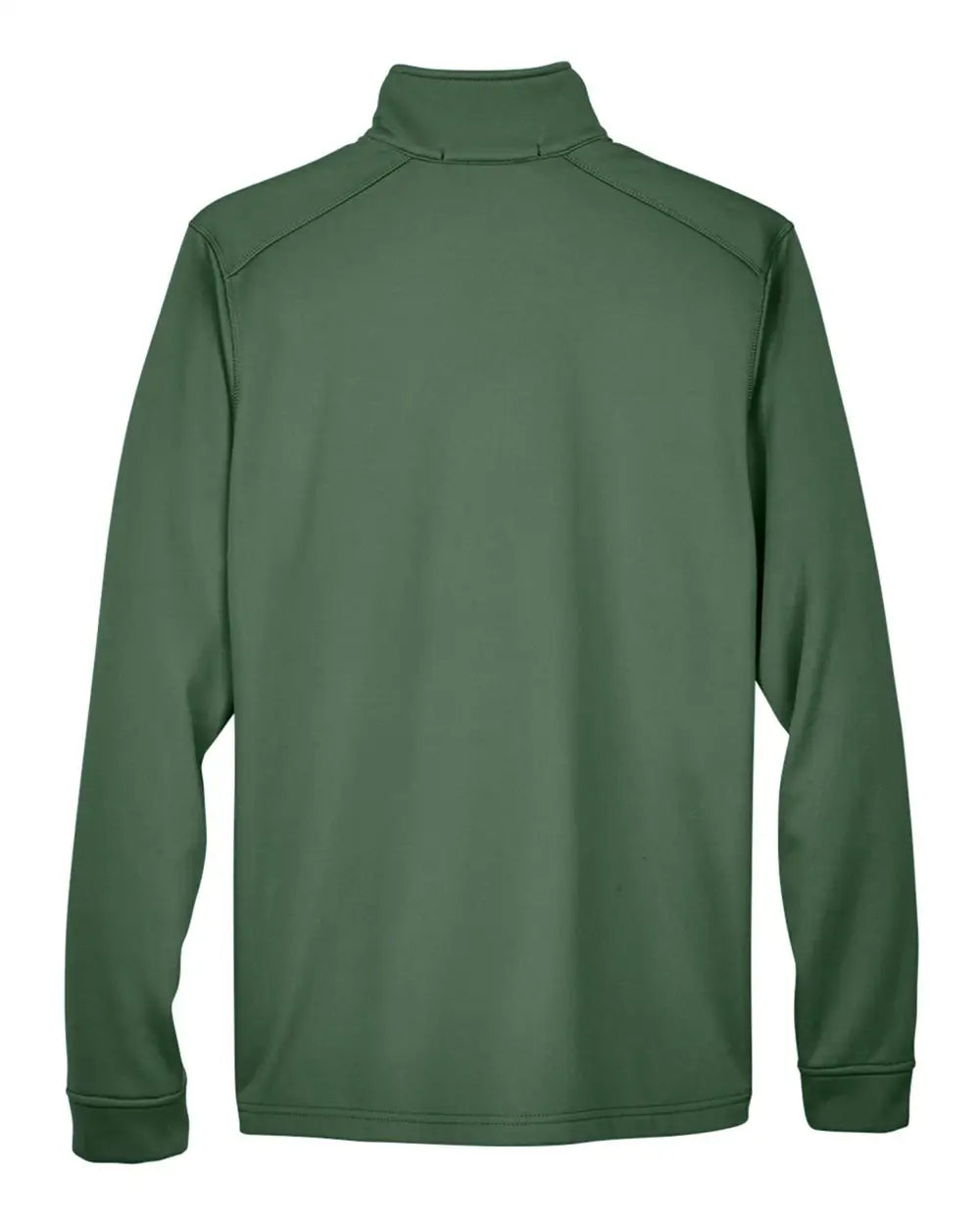 Devon & Jones Dg796 Men's Newbury Colorblock MÃ©lange Fleece Full-zip Jacket - Forest Heather