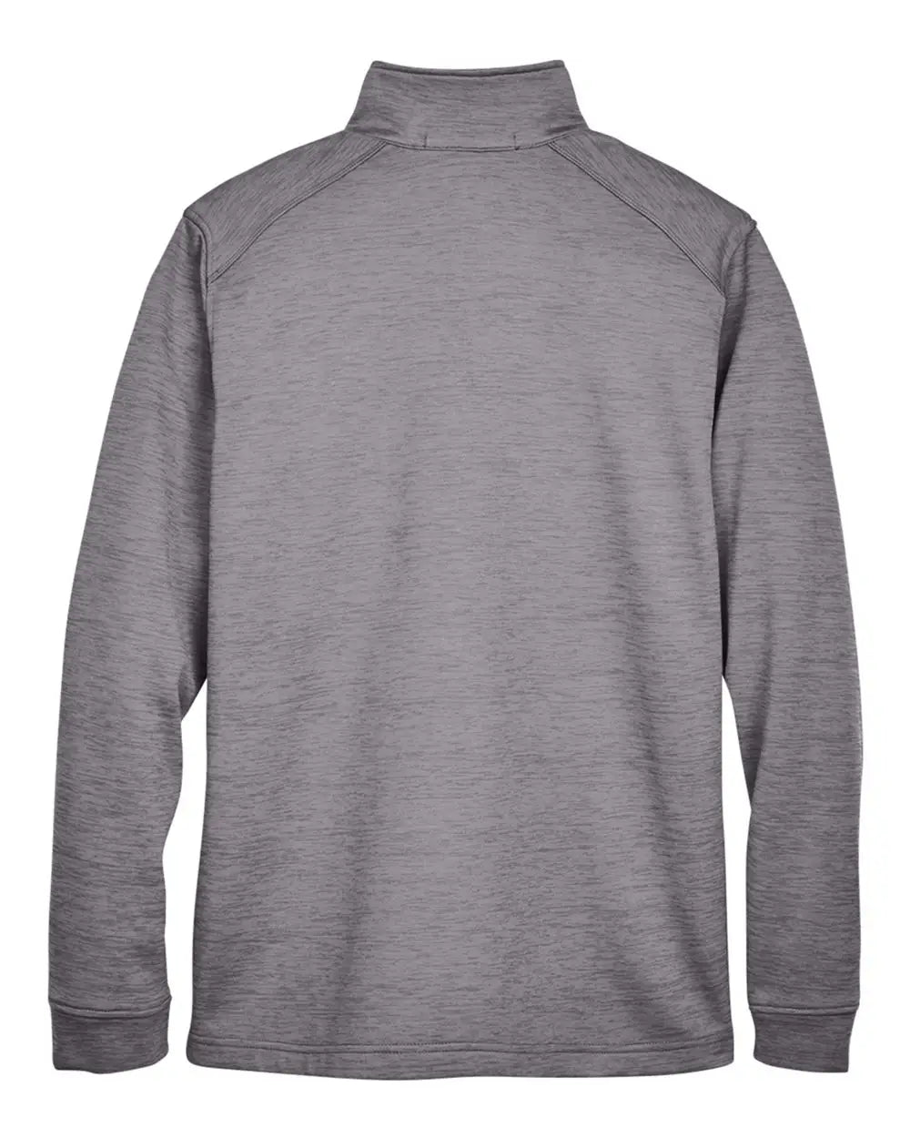 Devon & Jones Dg798 Men’s Newbury Mãlange Fleece Quarter-zip Pullover - Dark Grey Heather