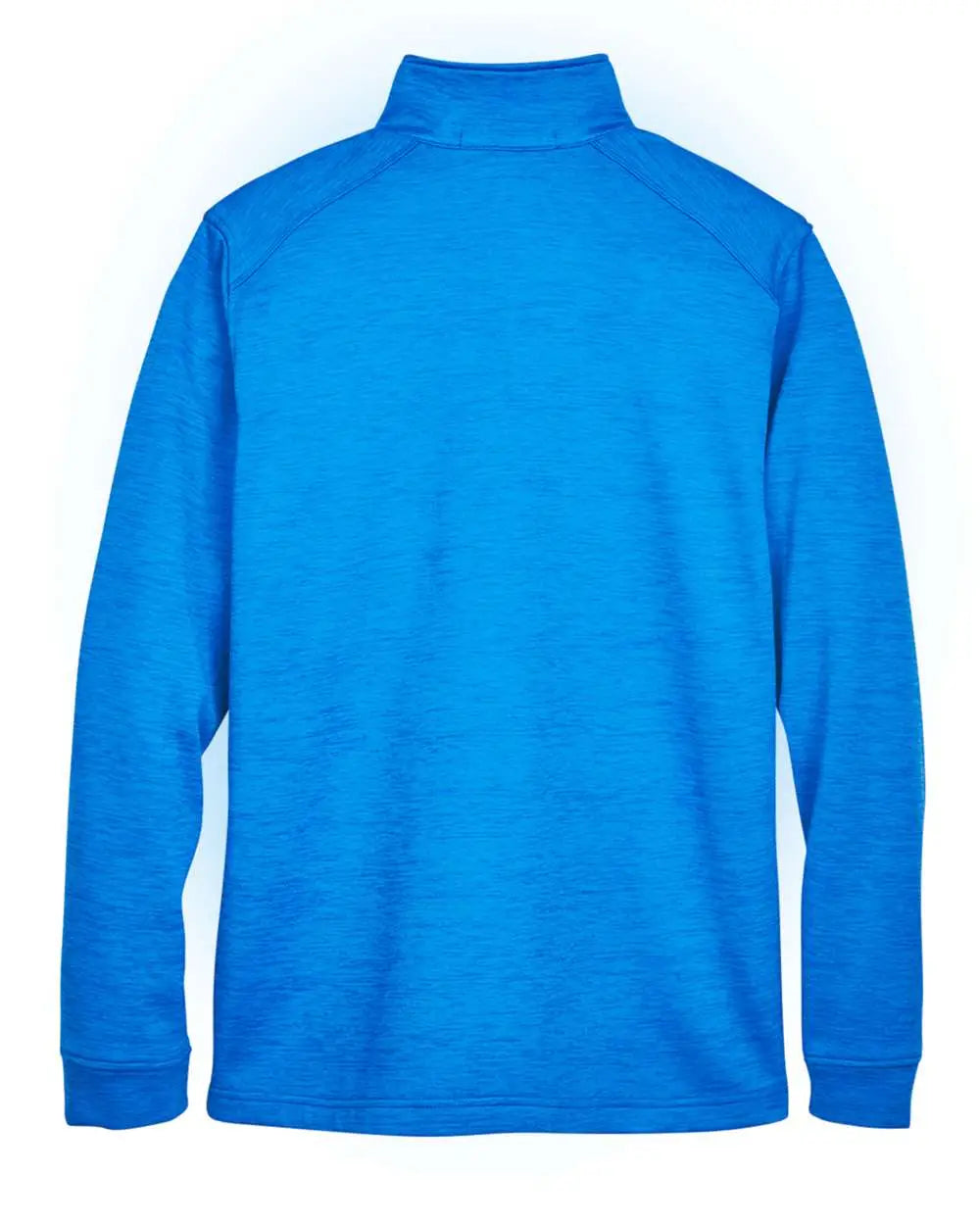 Devon & Jones Dg798 Men's Newbury MÃ©lange Fleece Quarter-zip Pullover - French Blue Heather