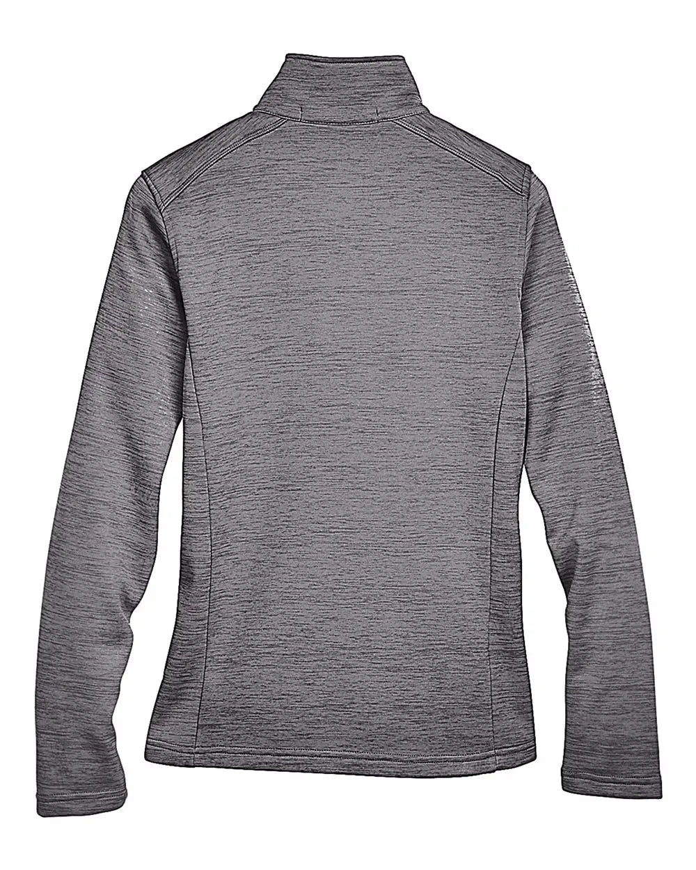 Devon & Jones Dg798w Women’s Newbury Mãlange Fleece Quarter-zip Pullover - Dark Grey Heather