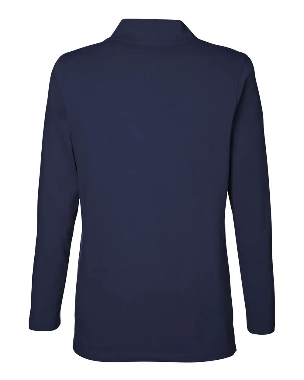 Devon & Jones Dp121w Women’s Raleigh Shawl Collar Knit Top - Navy