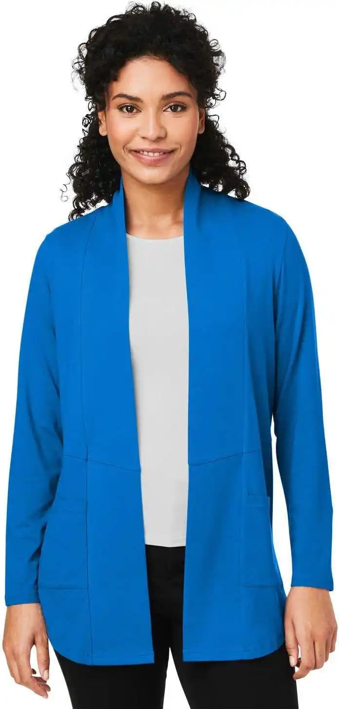 Devon & Jones Dp125w Ladies’ Raleigh Stretch Cardigan - French Blue