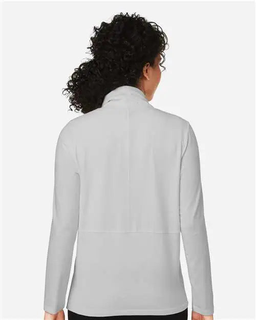 Devon & Jones Dp125w Women's Raleigh Stretch Cardigan - Grey