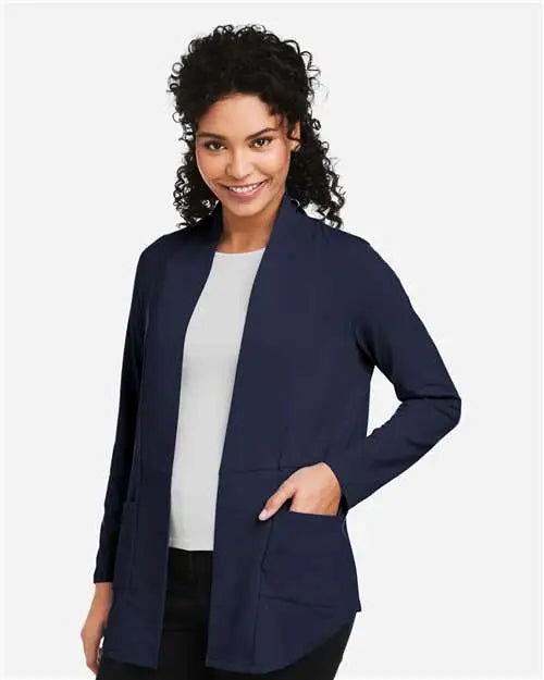 Devon & Jones Dp125w Women’s Raleigh Stretch Cardigan - Navy