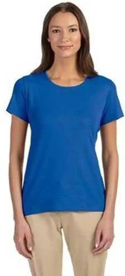 Devon & Jones Dp182w Ladies’ Perfect Fit Shell T-shirt - French Blue