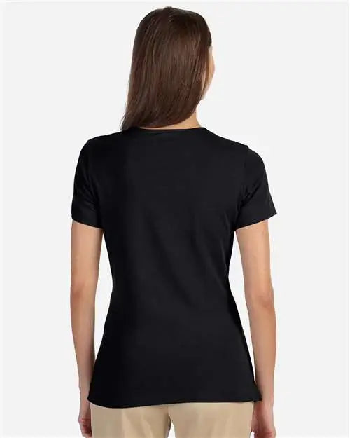 Devon & Jones Dp182w Women’s Perfect Fitâ„¢ Shell T-shirt - Black