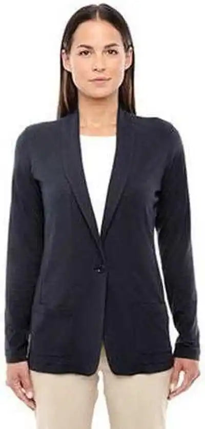 Devon & Jones Dp462w Ladies’ Perfect Fit Shawl Collar Cardigan - Black