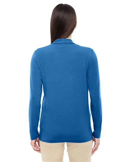 Devon & Jones Dp462w Women’s Perfect Fitâ„¢ Shawl Collar Cardigan - French Blue