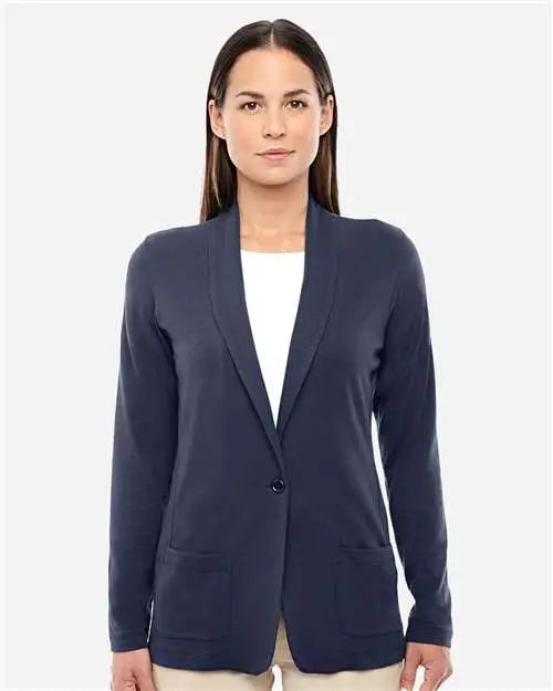 Devon & Jones Dp462w Women’s Perfect Fitâ„¢ Shawl Collar Cardigan - Navy