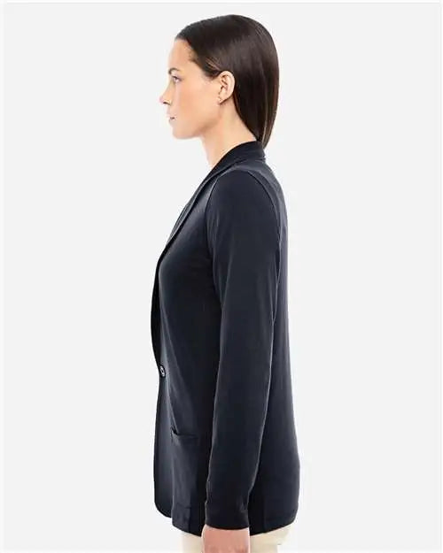 Devon & Jones Dp462w Women’s Perfect Fitâ„¢ Shawl Collar Cardigan - Black