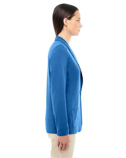 Devon & Jones Dp462w Women’s Perfect Fitâ„¢ Shawl Collar Cardigan - French Blue