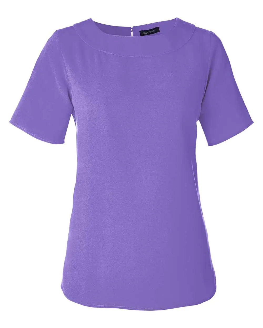 Devon & Jones Dp613w Women’s Perfect Fitâ„¢ Boat Neck Blouse - Grape