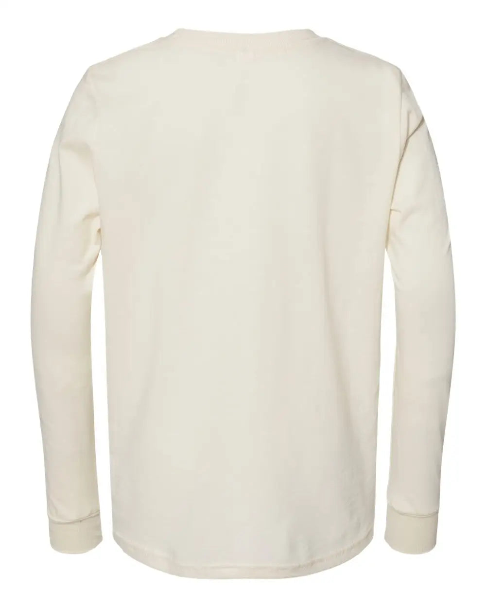 Bella + Canvas 3501y Youth Jersey Long Sleeve Tee - Natural - s