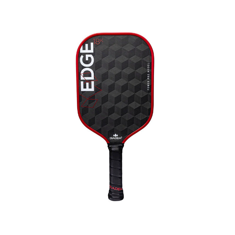 Diadem Edge 18k Power Pro Pickleball Paddle (red) - Blk / Os