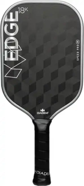 Diadem Edge 18k Speed Pro Pickleball Paddle - Black Silver