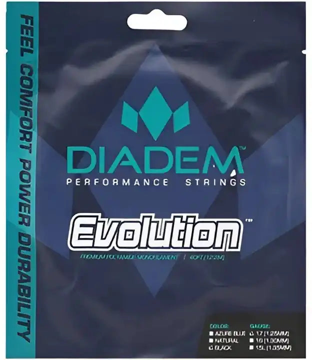 Diadem Evolution (blue) Tennis String - Blue - 17