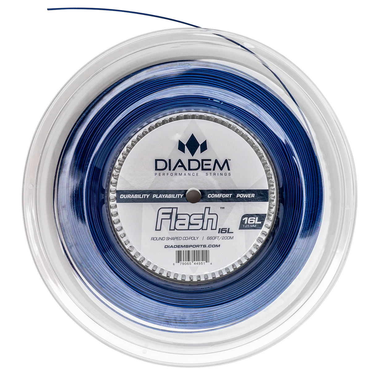 Diadem Flash Reel Tennis Racket Strings - 15l(1.35mm) / Navy