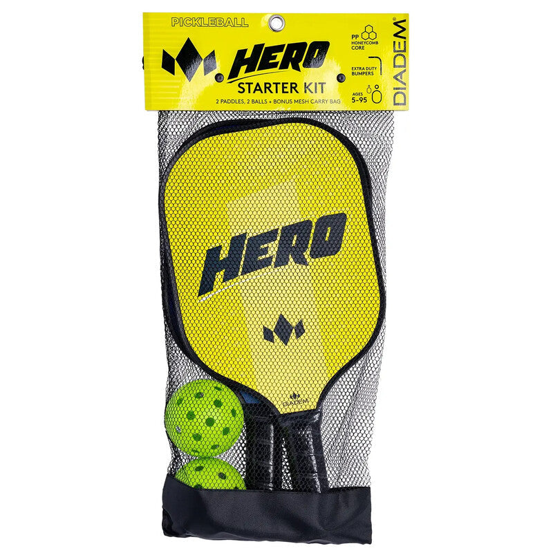 Diadem Hero Pickleball Starter Kit (orange/blue) - Org / Os