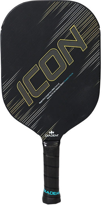 Diadem Icon V2 Standard Pickleball Paddle (black) - Blk / Os