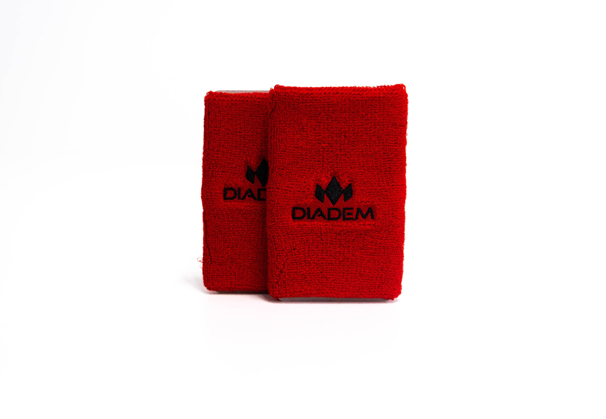 Diadem Logo 5’’ Wristbands - Red