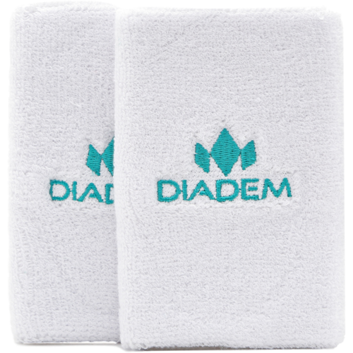 Diadem Logo 5’’ Wristbands - White
