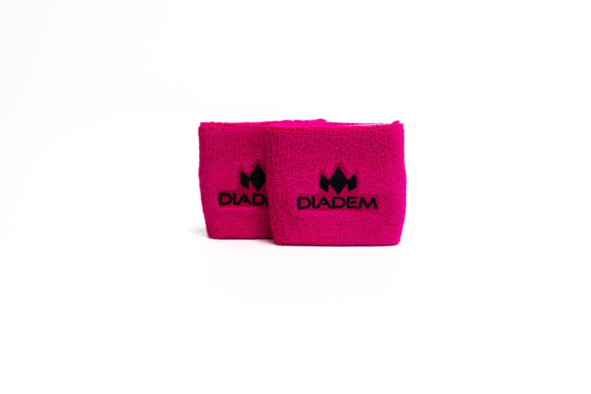 Diadem Logo Small Wristbands - Pink