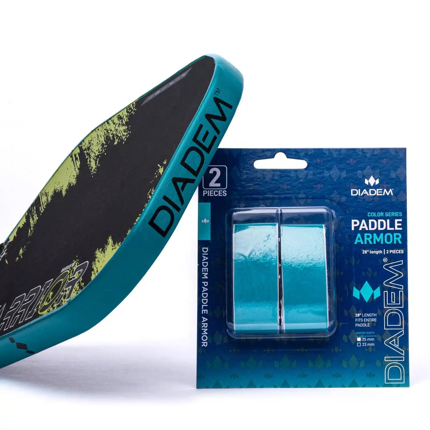 Diadem Paddle Armor - Teal / 25mm