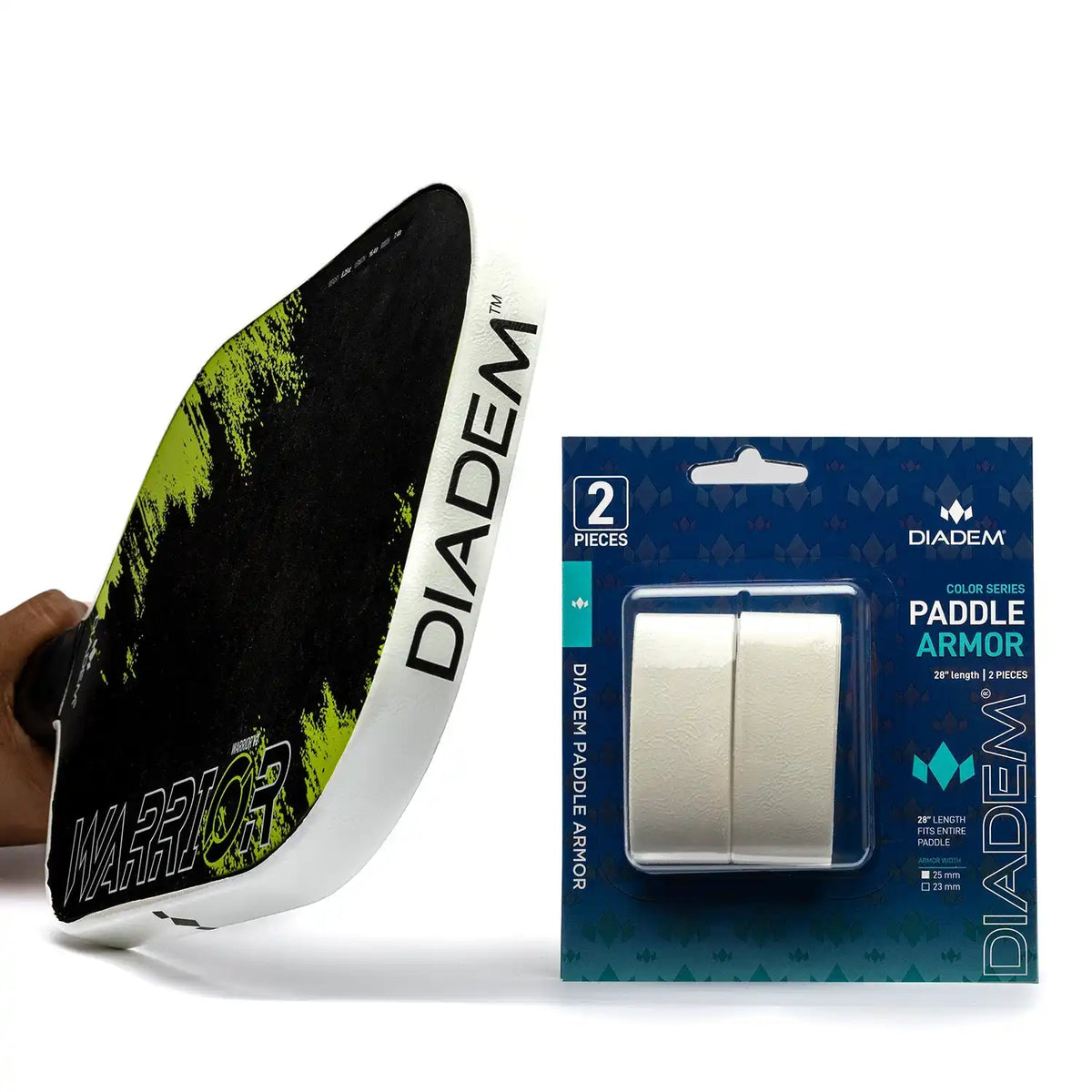 Diadem Paddle Armor - White / 25mm