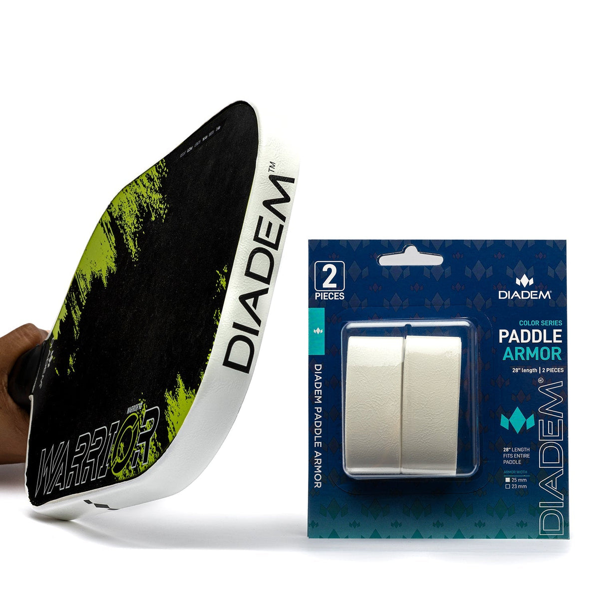 Diadem Paddle Armor - White / 25mm