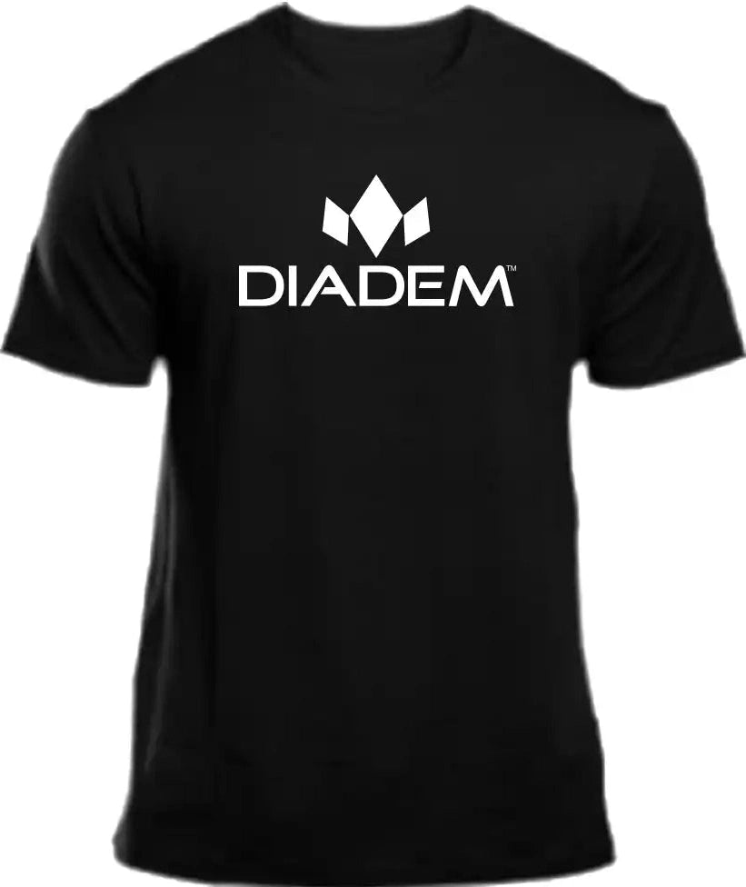 Diadem Performance T-shirt - Black W/white Logo / Xs