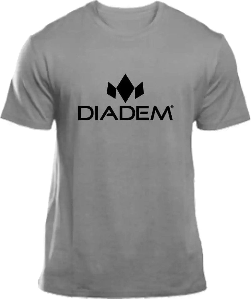 Diadem Performance T-shirt - Grey W/black Logo / Small