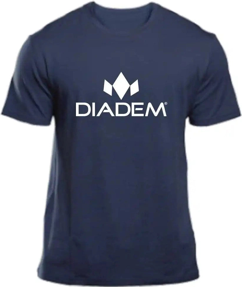 Diadem Performance T-shirt - Navy W/white Logo / Small