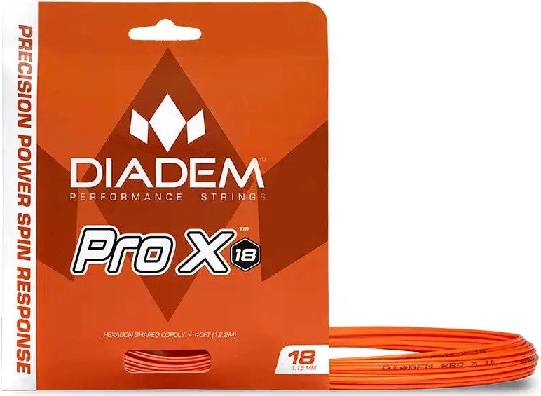 Diadem Pro x (orange) Tennis String - Orange