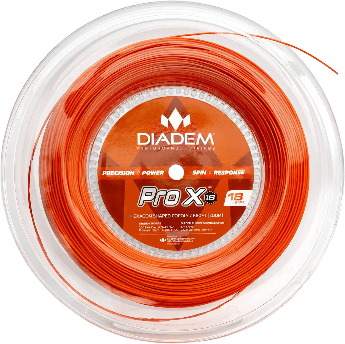 Diadem Pro x Reel - 15l(1.35mm) / Orange