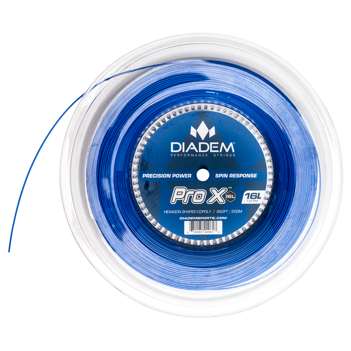 Diadem Pro x Reel Tennis Racket Strings - 15l(1.35mm) / Blue