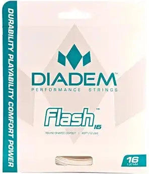 Diadem Solstice Flash (white) Tennis String - White