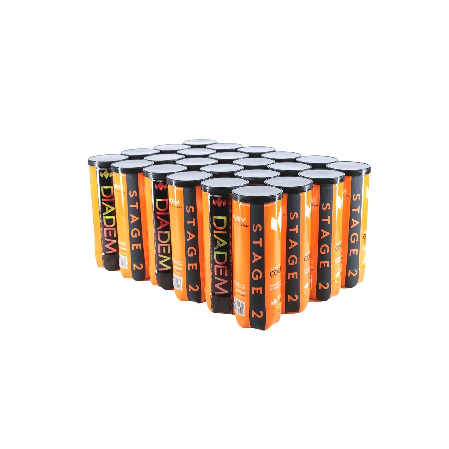 Diadem Stage 2 Orange Dot Ball - Case Tennis Balls