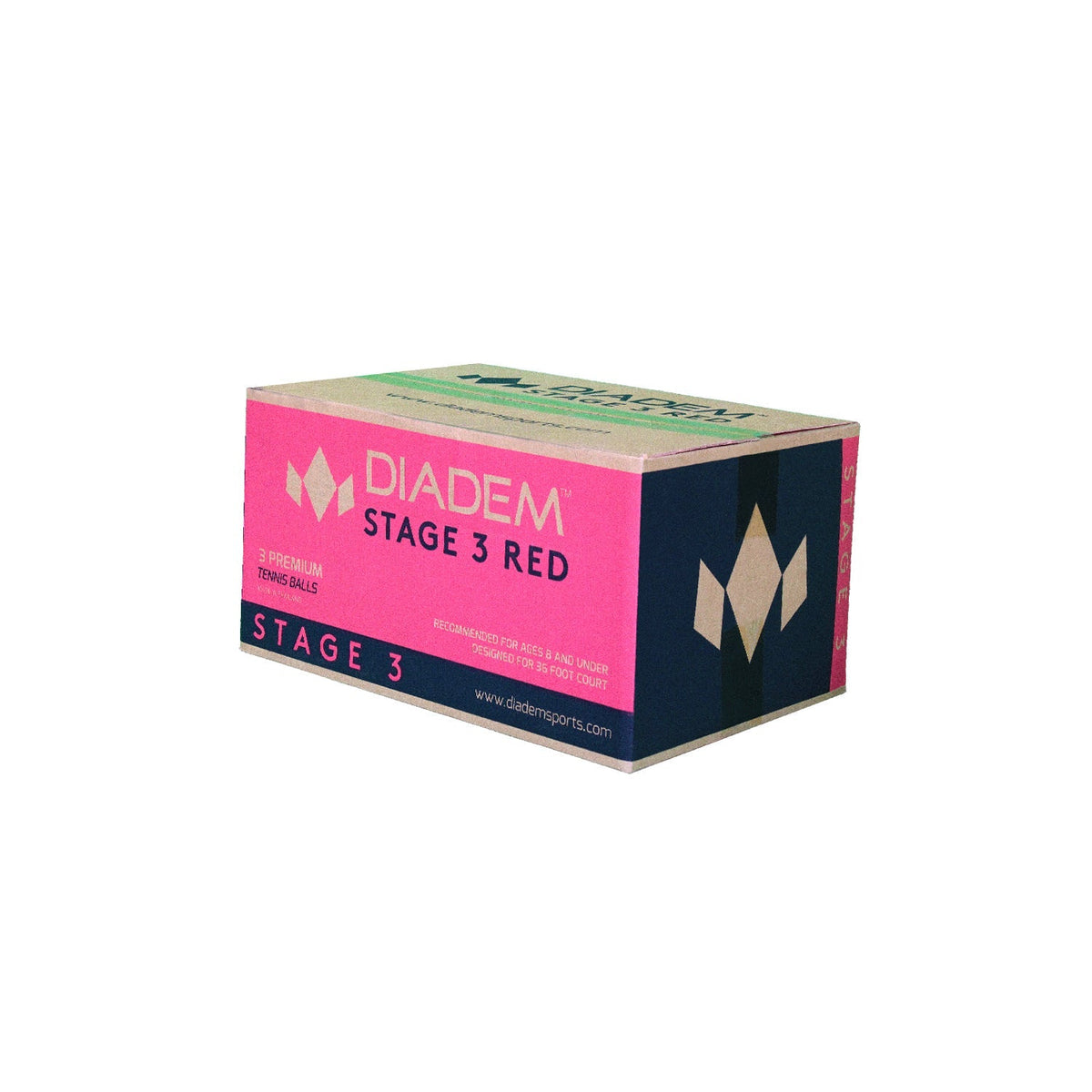 Diadem Stage 3 Red Dot Ball - Case Tennis Balls