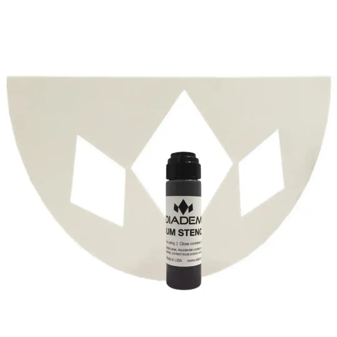 Diadem Stencil and Ink Bundle - Black