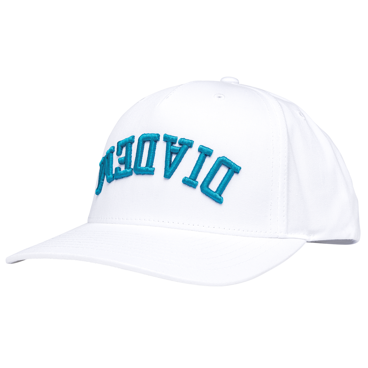 Diadem Upside Down Cap - White / Teal