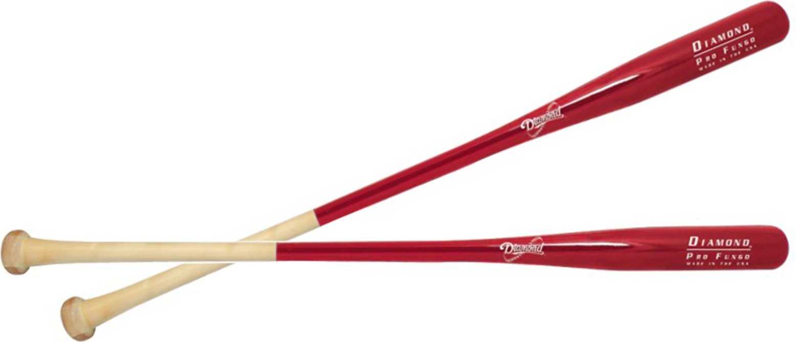 Diamond Pro Fungo Bat - Scarlet - Red / 35’’