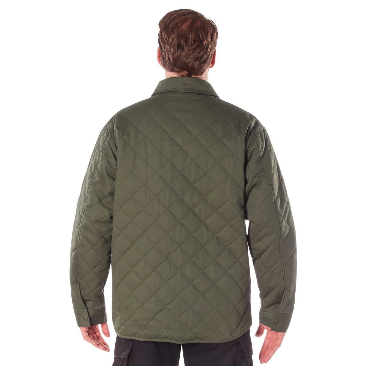 Diamond Quilted Cotton Jacket