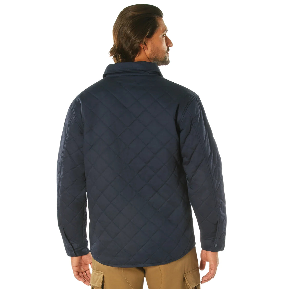 Diamond Quilted Cotton Jacket