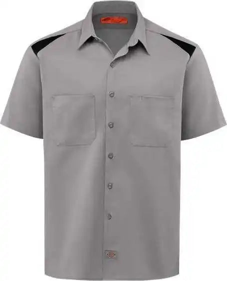 Dickies 05l Short Sleeve Performance Team Shirt - Long Sizes - Smoke Black