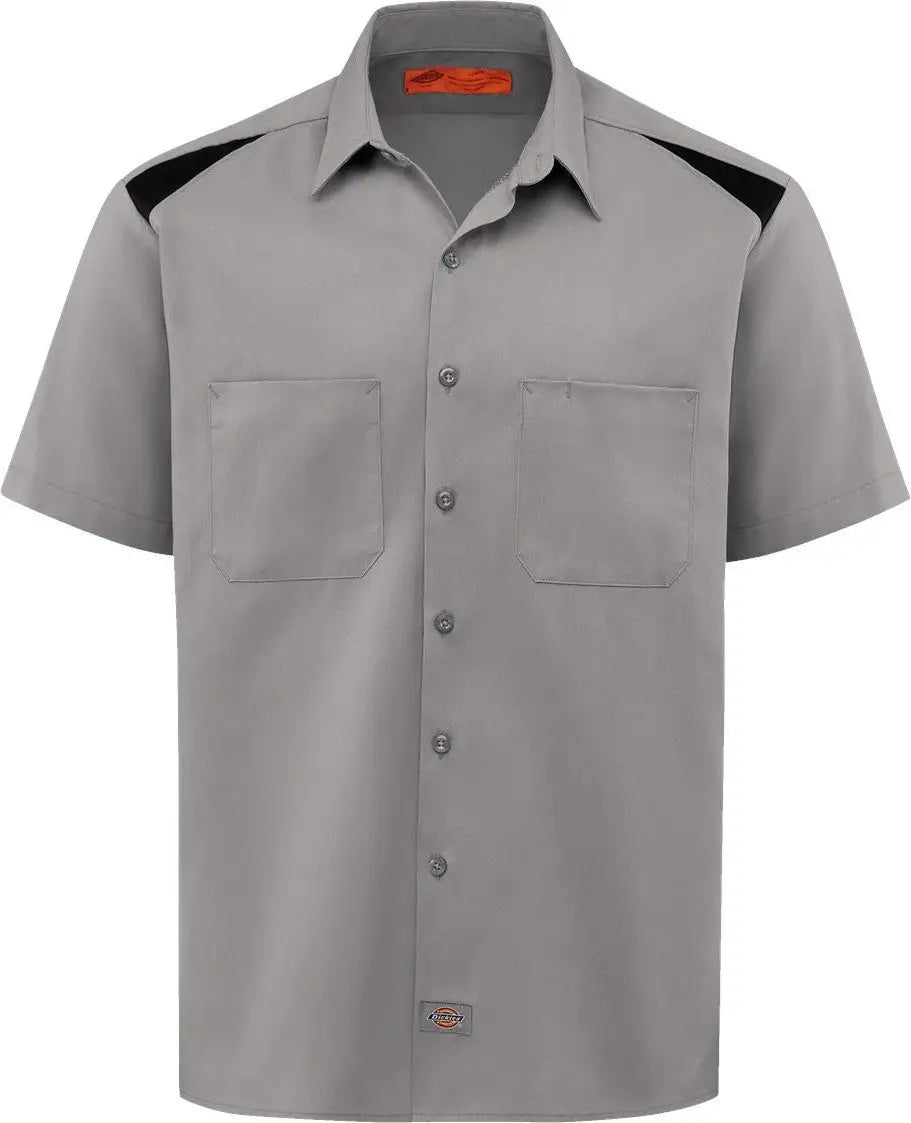 Dickies 05t Short Sleeve Performance Team Shirt - Tall Sizes - Smoke Black - Gray / Mt