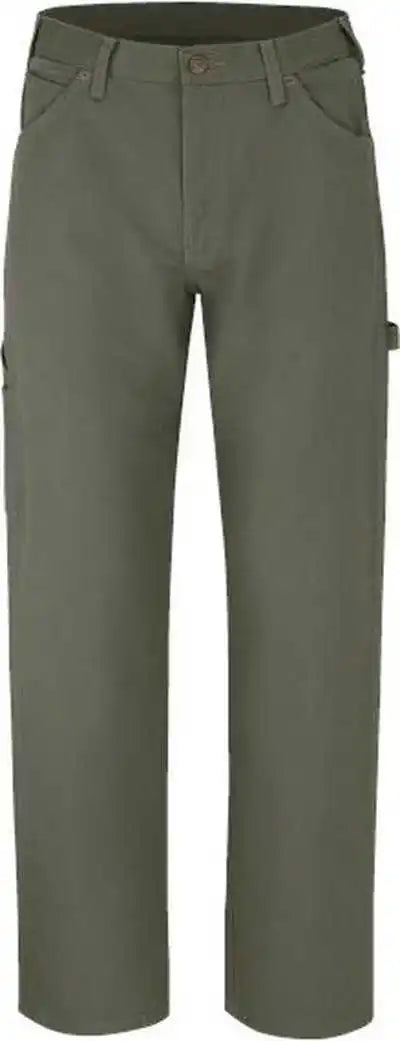 Dickies 1933 Duck Carpenter Jeans - Rinsed Moss - 37 Unhemmed