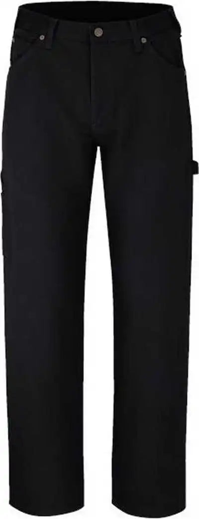 Dickies 1933ext Duck Carpenter Jeans Extended Sizes Rinsed Black 37 Unhemmed / 50w