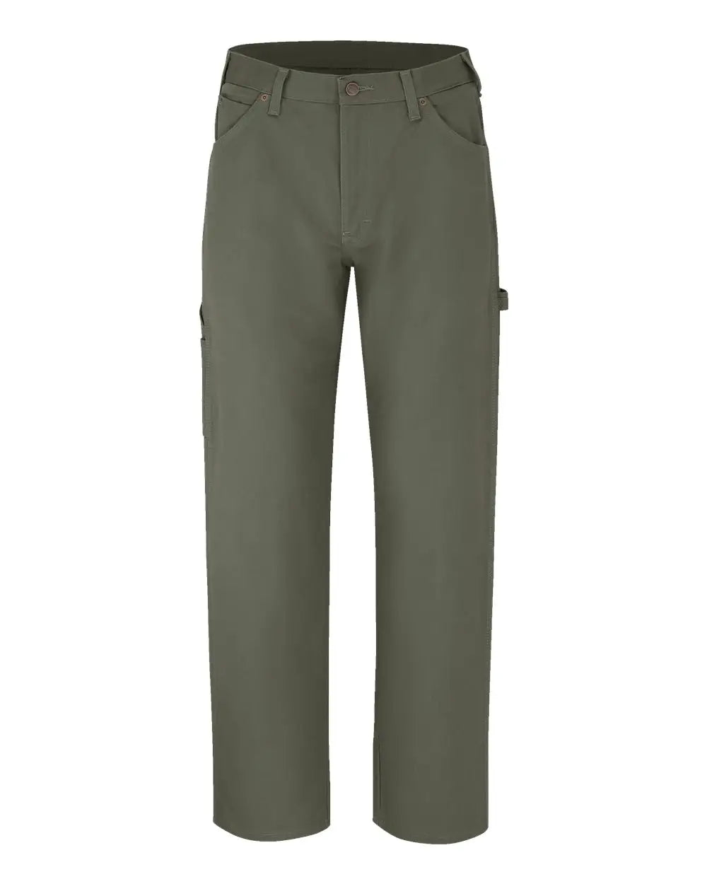 Dickies 1933ext Duck Carpenter Jeans - Extended Sizes - Rinsed Moss - 37 Unhemmed - 50w